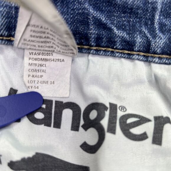 Wrangler Regular Taper Fit Men's Blue Jeans Size 40x30 MTF26CL Denim - Picture 16 of 16